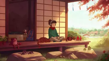 دانلود والپیپر متحرک لوفای گرل Lofi Girl – بعدازظهر پاییزی