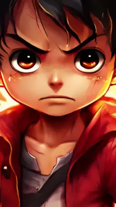 دانلود والپیپر متحرک لوفی چیبی Luffy Chibi از وان پیس One Piece