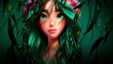 دانلود والپیپر متحرک انیمه مائوکا در جنگل Mavka Forest