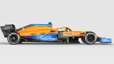 دانلود والپیپر متحرک ماشین فرمول یک McLaren MCL35