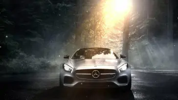 دانلود والپیپر متحرک مرسدس AMG GT S Mercedes