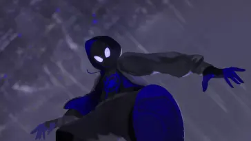 دانلود والپیپر متحرک مایلز مورالز با لباس آبی مرد عنکبوتی Miles Morales Spider-Man