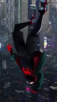دانلود والپیپر متحرک مایلز مورالز در چندجهانی Spider-Man