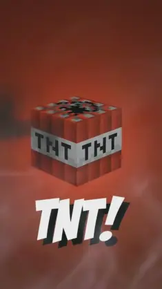 دانلود والپیپر متحرک بلاک TNT ماین‌کرافت Minecraft Block Monster