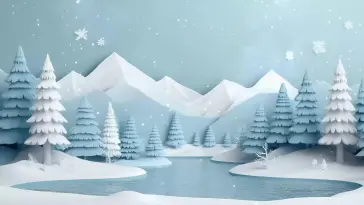 دانلود والپیپر متحرک مینیمال زمستانی Minimalistic Winter