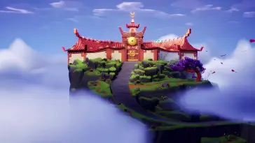 دانلود والپیپر متحرک صومعه اسپین‌جیتسو از نینج‌گو Ninjago