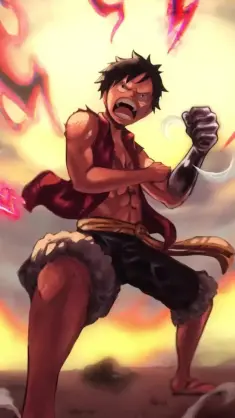 دانلود والپیپر متحرک مانکی دی لافی Monkey D. Luffy از وان پیس One Piece
