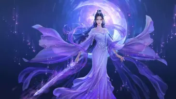 دانلود والپیپر متحرک پری ماه Moon Fairy با شمشیر
