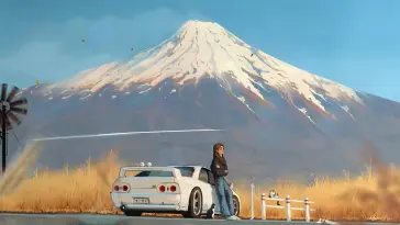 دانلود والپیپر متحرک منظره افق کوهستان Mountain Horizon
