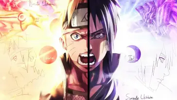 دانلود والپیپر متحرک ناروتو و ساسکه خشمگین Naruto Sasuke Angry