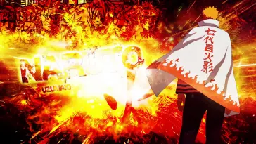 دانلود والپیپر متحرک ناروتو Naruto در حال شعله‌ور