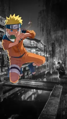 دانلود والپیپر متحرک ناروتو در شهر تاریک از Naruto