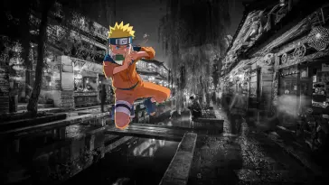 دانلود والپیپر متحرک ناروتو در شهر تاریک Naruto in Dark City