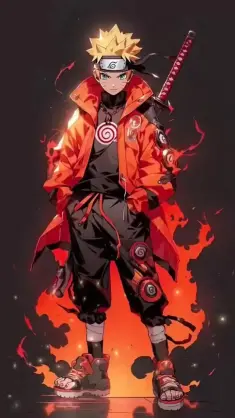 دانلود والپیپر متحرک ناروتو Naruto – انفجار نارنجی Orange Burst