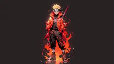 دانلود والپیپر متحرک ناروتو ترکش نارنجی Naruto Orange Shards