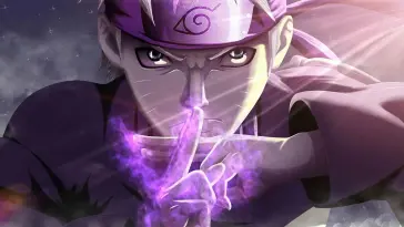 دانلود والپیپر متحرک ناروتو اوزوماکی Naruto Uzumaki با قدرت بنفش از ناروتو Naruto