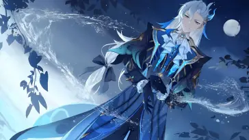 دانلود والپیپر متحرک نوویلت Keeper of the Tide از گنشین ایمپکت Genshin Impact Neuvillette