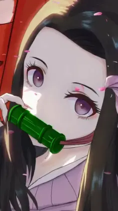 دانلود والپیپر متحرک نگاه نزوکو Nezuko's Gaze از Demon Slayer