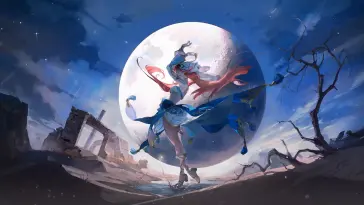 دانلود والپیپر متحرک نیلو رقصنده مهتاب Nilou Full Moon Dancer از Genshin Impact
