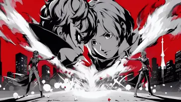 دانلود والپیپر متحرک پرسونا ۵ د فانتوم ایکس Persona 5 The Phantom X