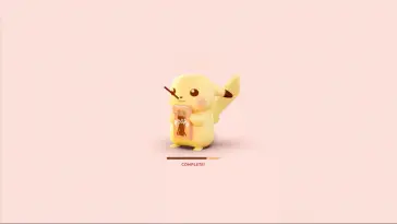 دانلود والپیپر متحرک پیکاچو Pikachu صحنه در حال بارگذاری Loading از سری پوکمون Pokemon
