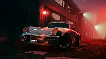 دانلود والپیپر متحرک پورشه ۹۱۱ در Cyberpunk 2077