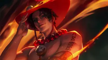 دانلود والپیپر متحرک پورتگس دی ایس Portgas D. Ace از One Piece