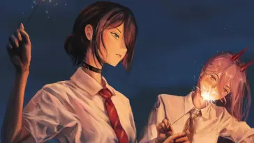 دانلود والپیپر متحرک پاور و رزه از Chainsaw Man