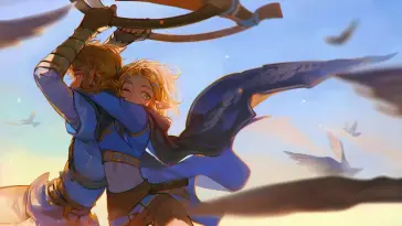 دانلود والپیپر متحرک پرنسس زلدا و لینک افسانه زلدا Princess Zelda Link Zelda