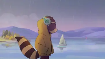 دانلود والپیپر متحرک راکون Raccoon Walking