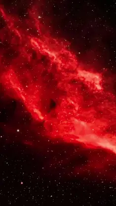 دانلود والپیپر متحرک فضای سحابی قرمز Red Nebula