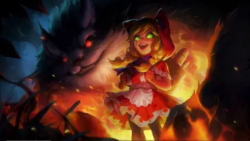 دانلود والپیپر متحرک آنی شنل‌قرمزی Red Riding Annie
