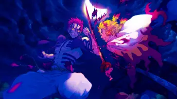 دانلود والپیپر متحرک رنگیوکو Rengoku در مقابل آکازا Akaza از Demon Slayer