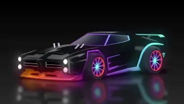دانلود والپیپر متحرک راکت لیگ Rocket League – ماشین دامینوس Dominus