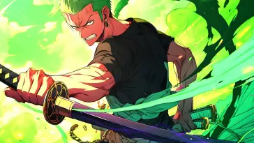 دانلود والپیپر متحرک رورونوا زورو Roronoa Zoro از وان‌پیس One Piece