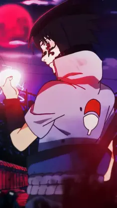 دانلود والپیپر متحرک ساسوکه اوچیها Sasuke Uchiha از ناروتو Naruto