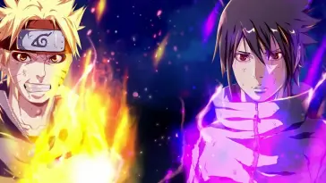 دانلود والپیپر متحرک ساسوکه Sasuke در برابر ناروتو Naruto – رویارویی شینوبی‌ها