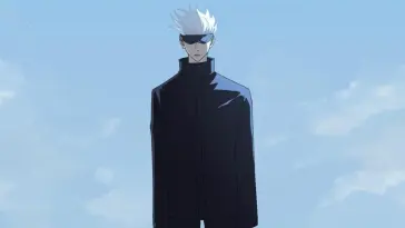 دانلود والپیپر متحرک ساتورو در کت کتانی Satoru in Costume Jacket از Jujutsu Kaisen