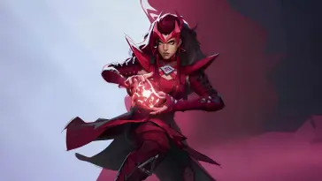 دانلود والپیپر متحرک مارول جادوگر سرخ‌پوش خشم تاریک MCU Scarlet Witch