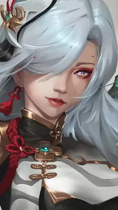 دانلود والپیپر متحرک شنه گنشین ایمپکت Shenhe Genshin Impact