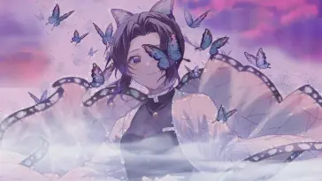دانلود والپیپر متحرک شینوبو Kochou Shinobu از دیمون اسلیر Demon Slayer