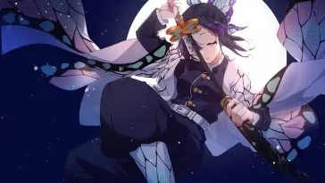 دانلود والپیپر متحرک شینوبو کوچو دمون اسلیر Shinobu Kocho Demon Slayer