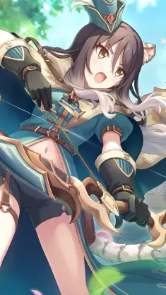 دانلود والپیپر متحرک پرنسس کانکت شایوری Princess Connect Shiori