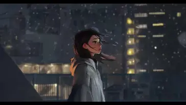 دانلود والپیپر متحرک دختر در بارش برف Girl in Snowfall