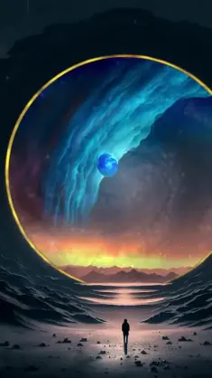 دانلود والپیپر متحرک پورتال فضایی Space Portal