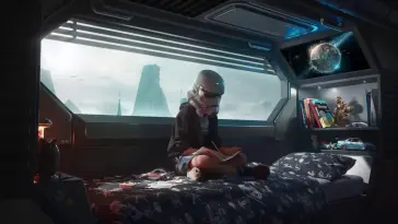 دانلود والپیپر متحرک آپارتمان سفینه فضایی Spaceship Apartment