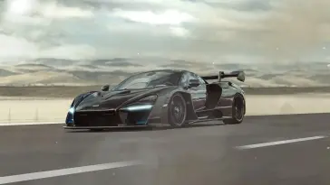 دانلود والپیپر متحرک ماشین مک‌لارن سنا McLaren Senna در حال حرکت سریع