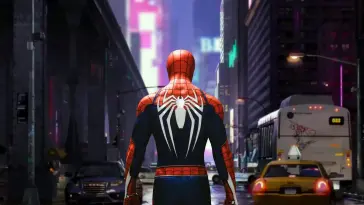 دانلود والپیپر متحرک اسپایدرمن در خیابان Spider-Man on the Street