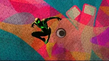 دانلود والپیپر متحرک مرد عنکبوتی Spider-Man در محیط شهری