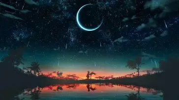 دانلود والپیپر متحرک باران ستاره‌ها Raining Stars